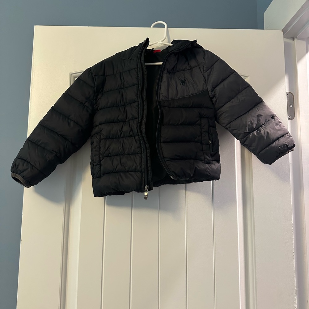 Spyder Kids Black Puffer Jacket